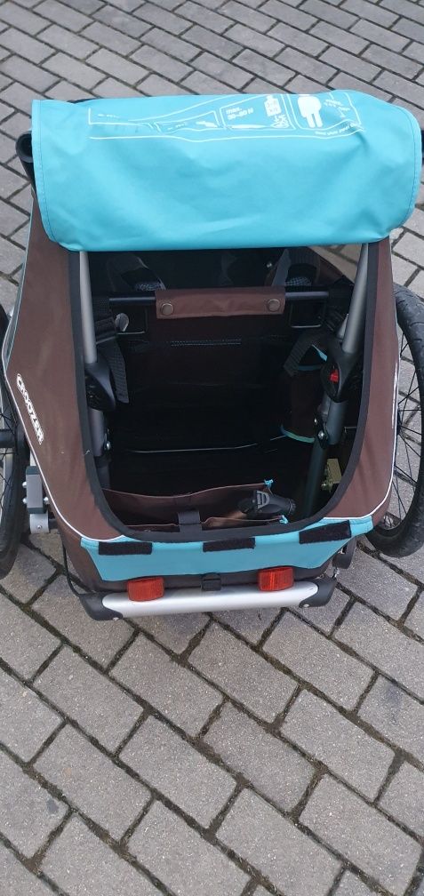Przyczepka rowerowa Croozer Kid 1 z amortyzacją