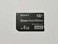 SONY Memory Stick PRO Duo 4GB MagicGate