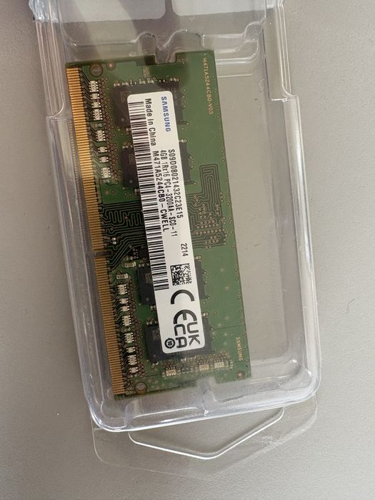Pamięć RAM Samsung 4GB 1Rx16 do laptopa