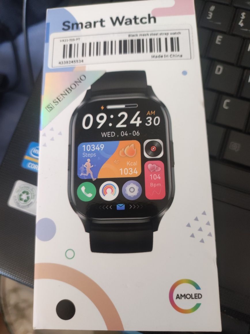 Smart watch Senbono Amoled