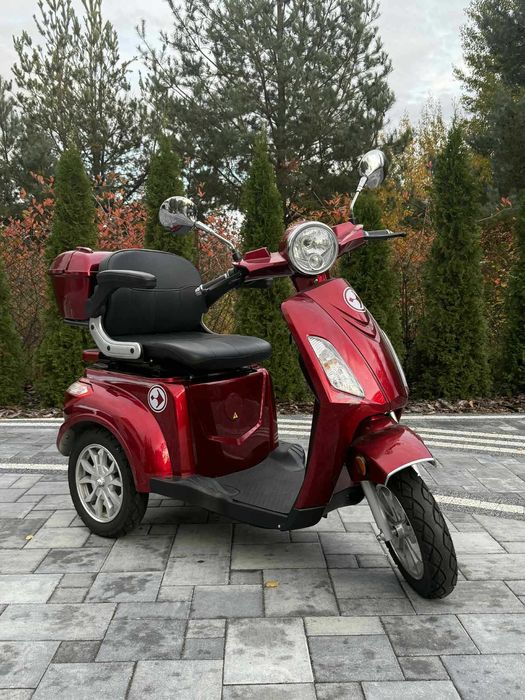 Skuter elektryczny trójkołowy dla seniora z homologacją Barton Tres