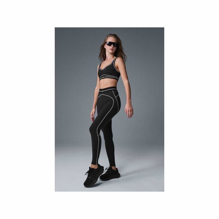 Легінси Alo Yoga Airbrush High-Waist Heart Throb Legging Black