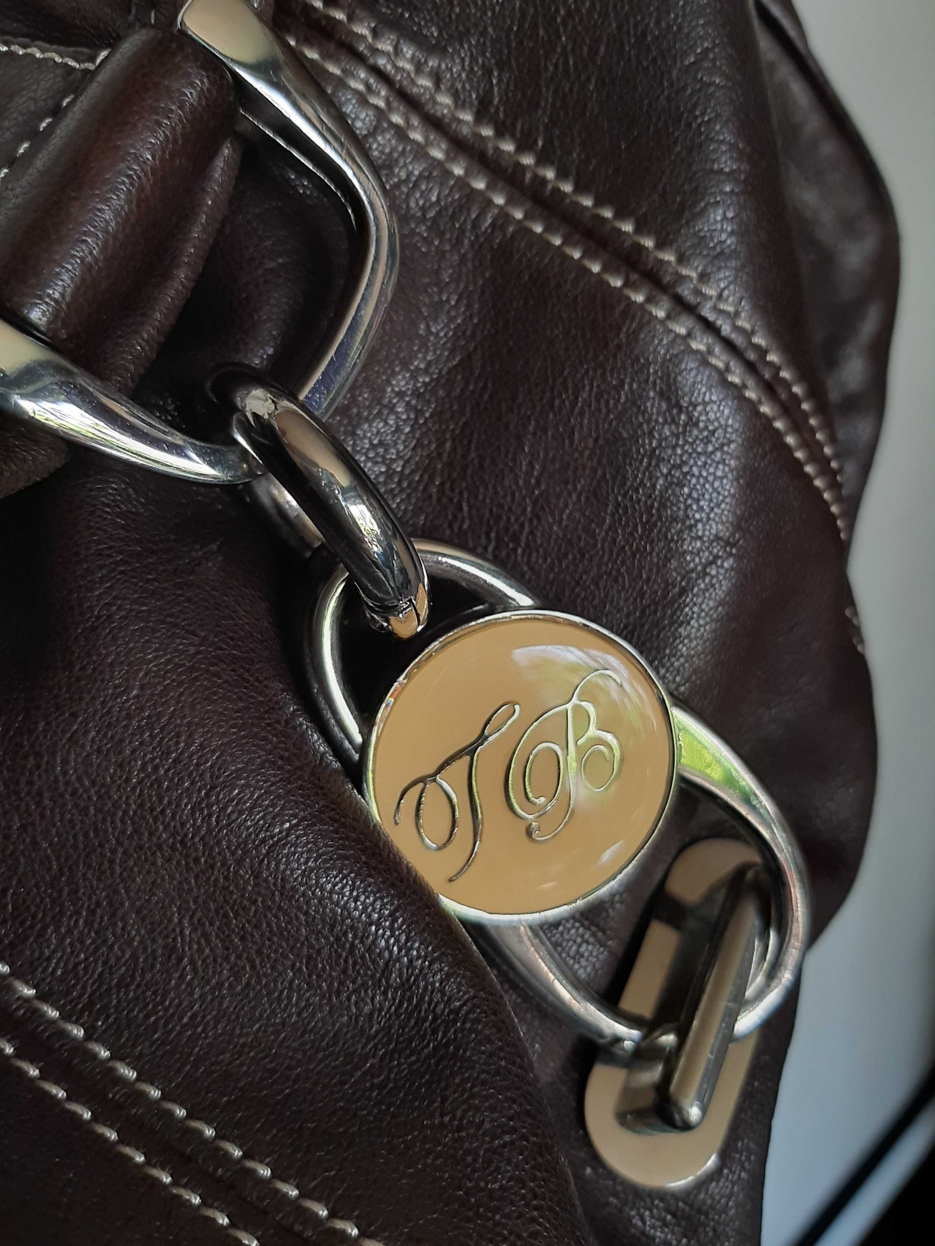 TED BAKER torba ze skóry naturalnej