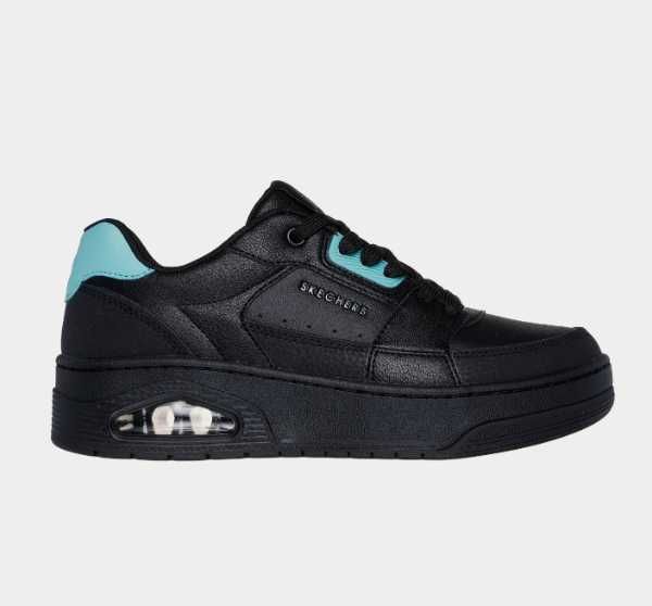 Жіночі кеди skechers / оригінальні чорні кеди скечерс