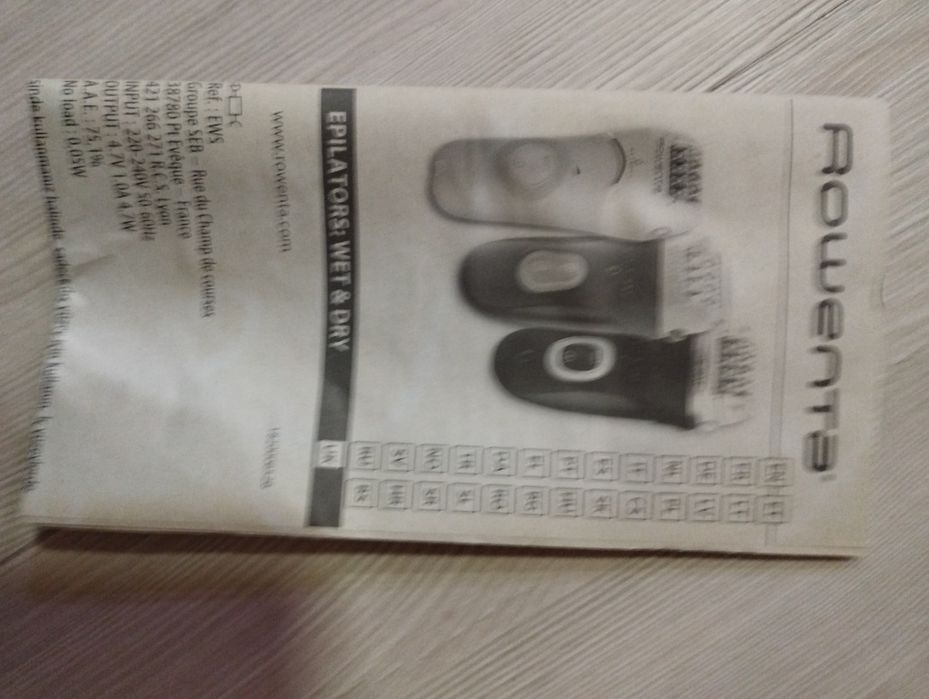 Rowenta епілятор