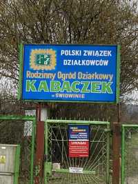 Działka z domkiem rekreacyjna „Kabaczek” ROD