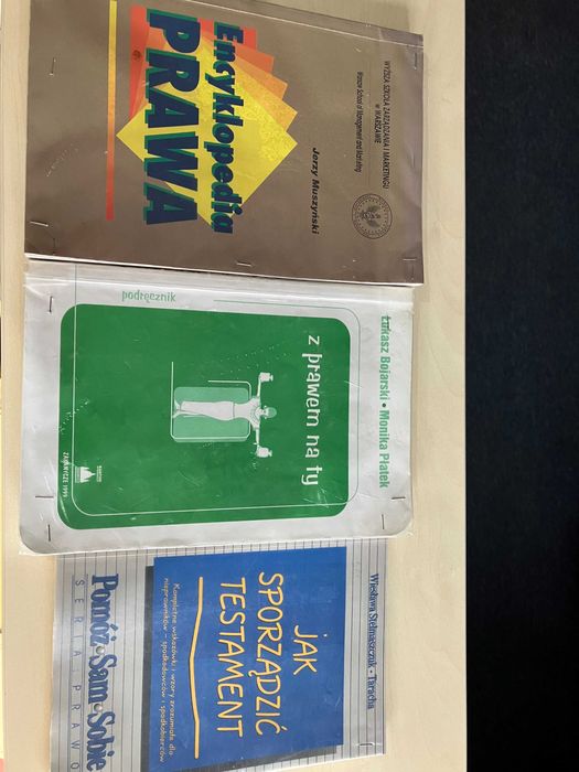 Jak sporządzić testament i inne Książki z prawa - 3 egz.