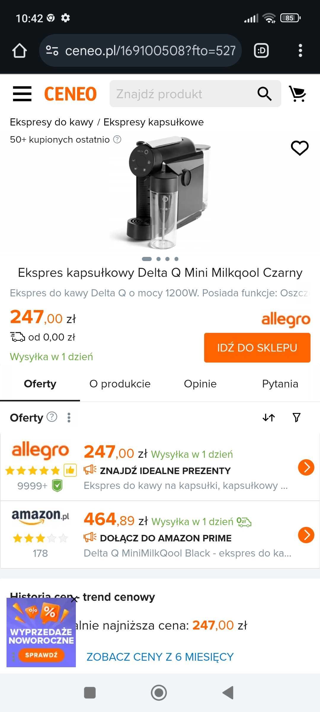 ekspres do kawy delta