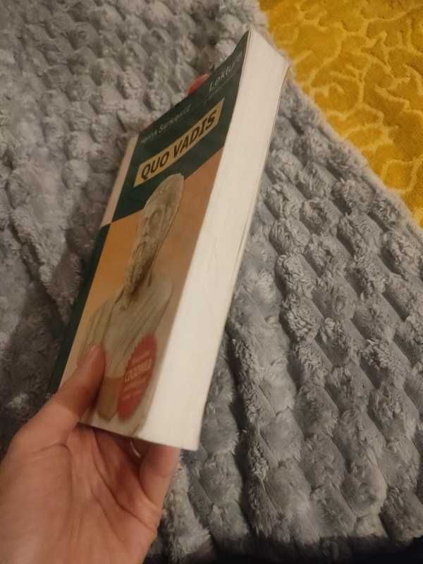 książka Quo Vadis, Autor: Henryk Sienkiewicz. lektura