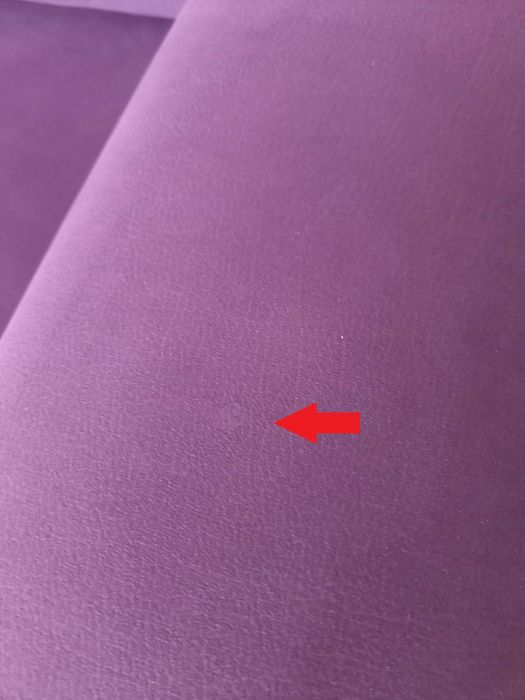 Fioletowy fotel Bizzarto