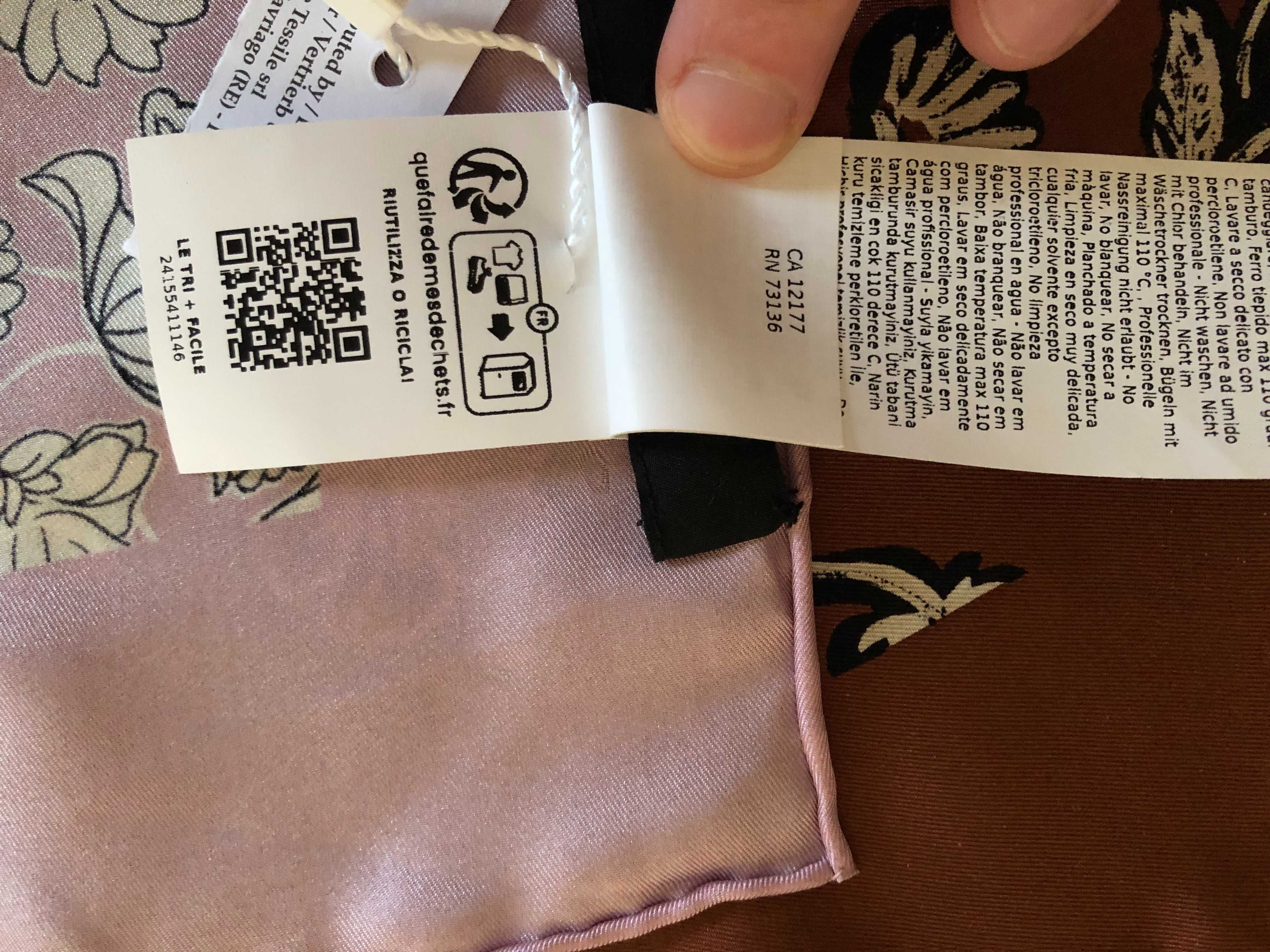 Max Mara chustka jedwabna