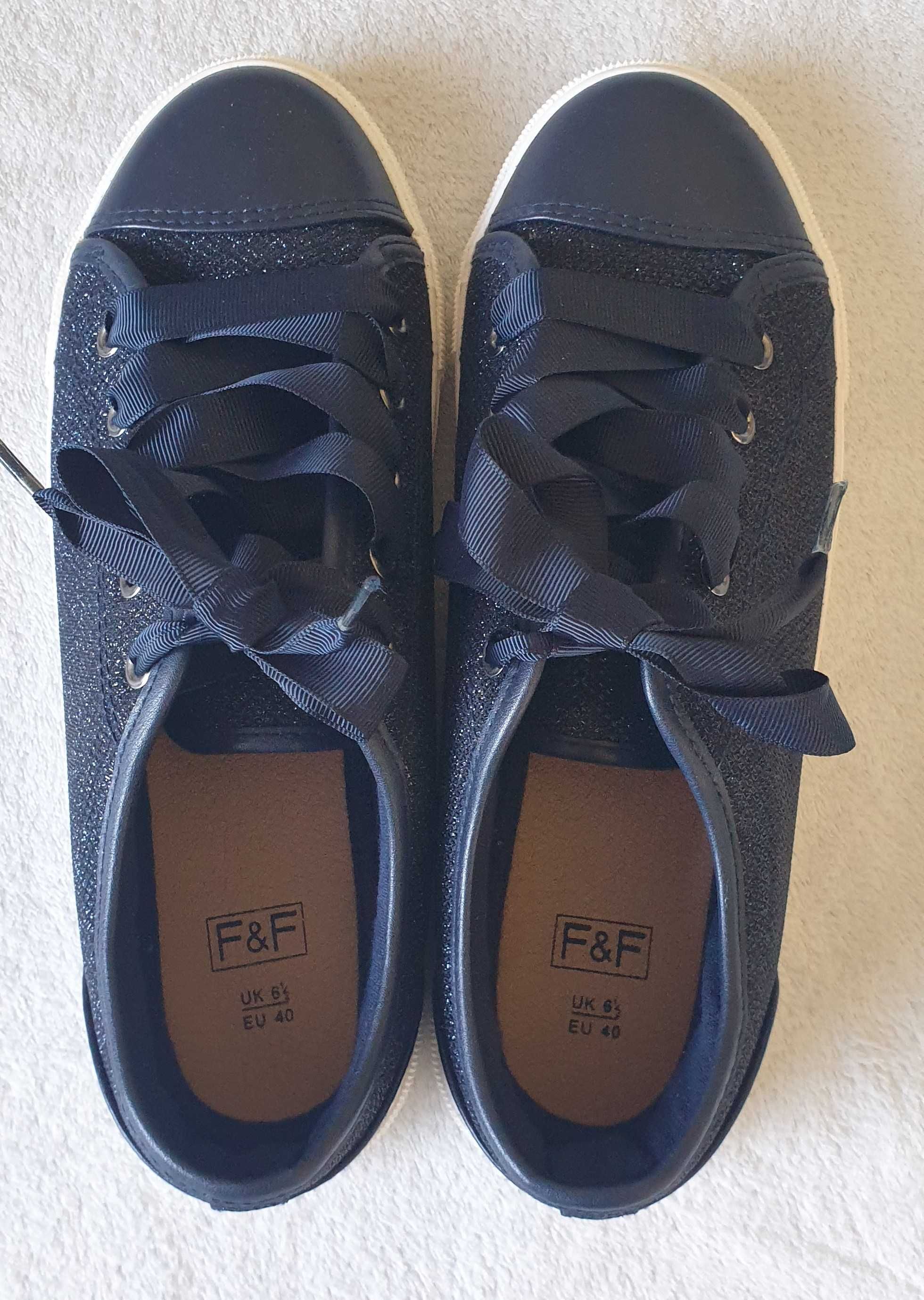Trampki Damskie Granatowe F&F rozm.39/40