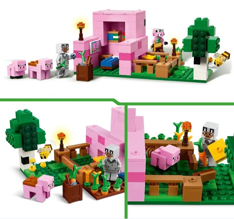 LEGO MAINCRAFT 21268 Dom Prosiaczka Świnki FARMA Gospodarstwo