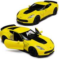 Chevrolet Corvette Z06 model WELLY 1:34 Żółty