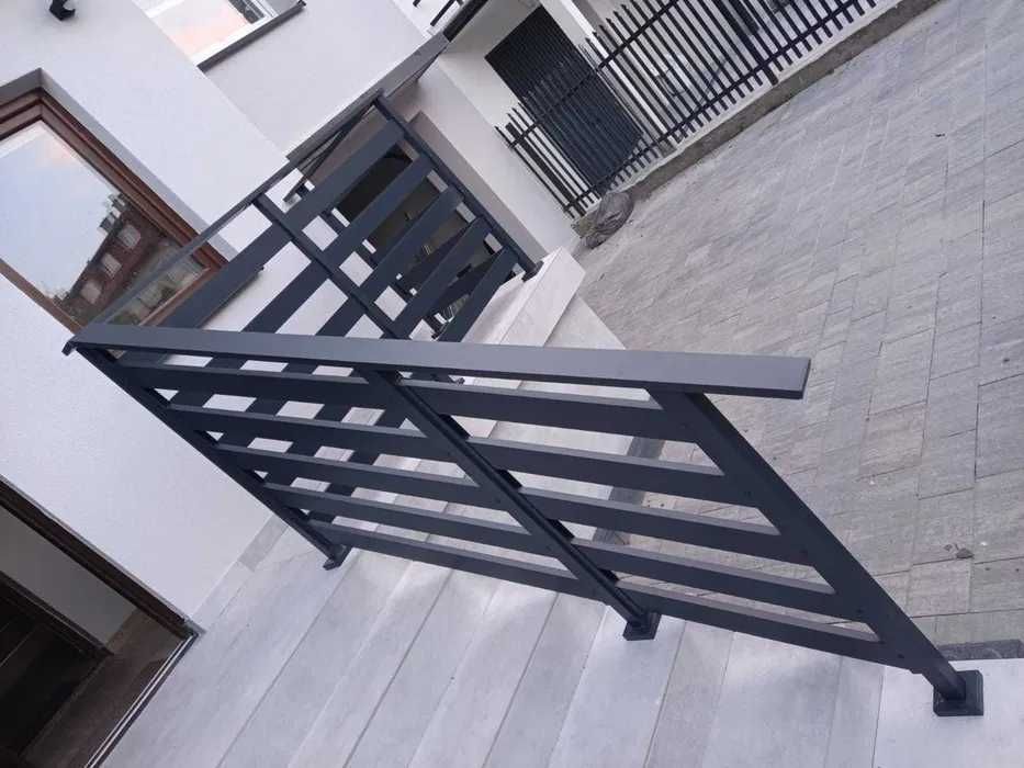 Barierka aluminium balustrada aluminiowa balkon malowana proszkowo