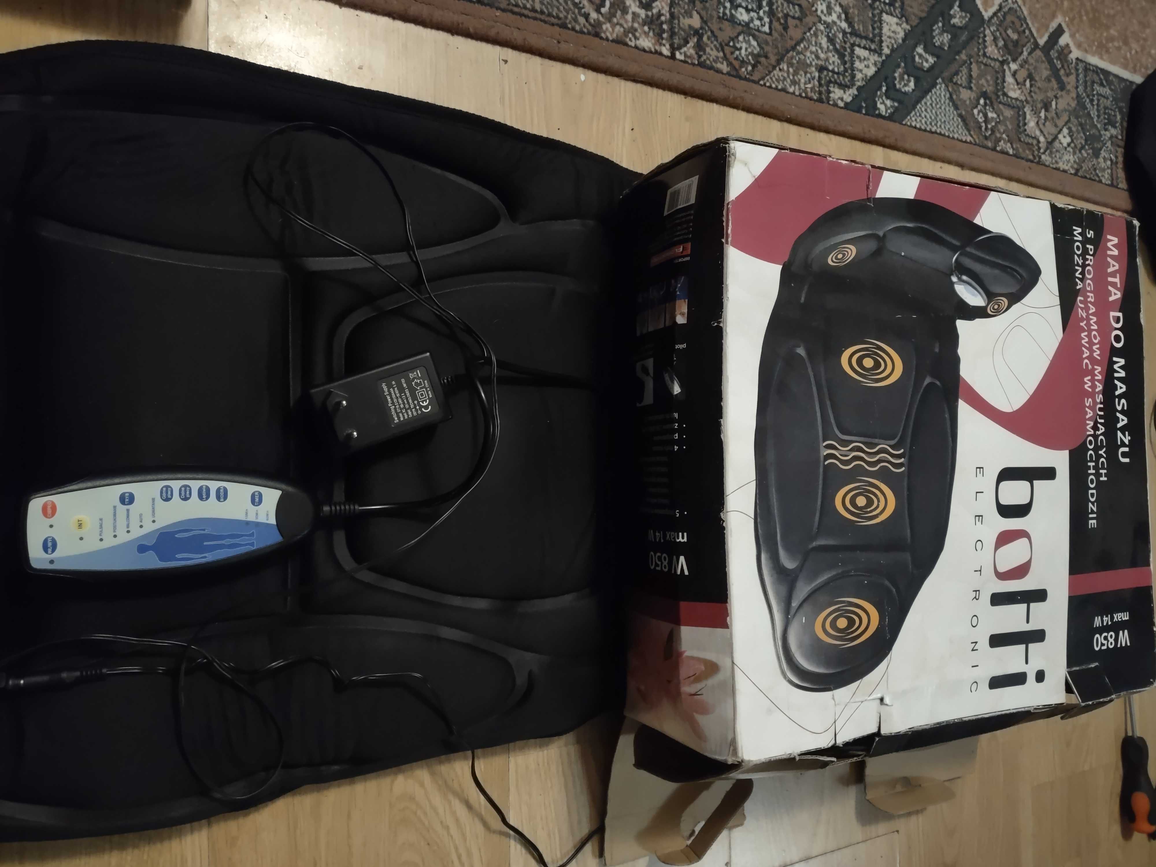 Mata do masażu Botti W850 masaż z podgrzewaniem pilot 5 programów