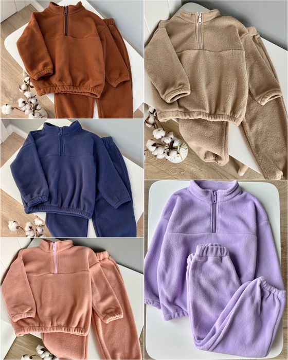 Теплий дитячий флісовий костюм 92, 98, 104, 110, 116