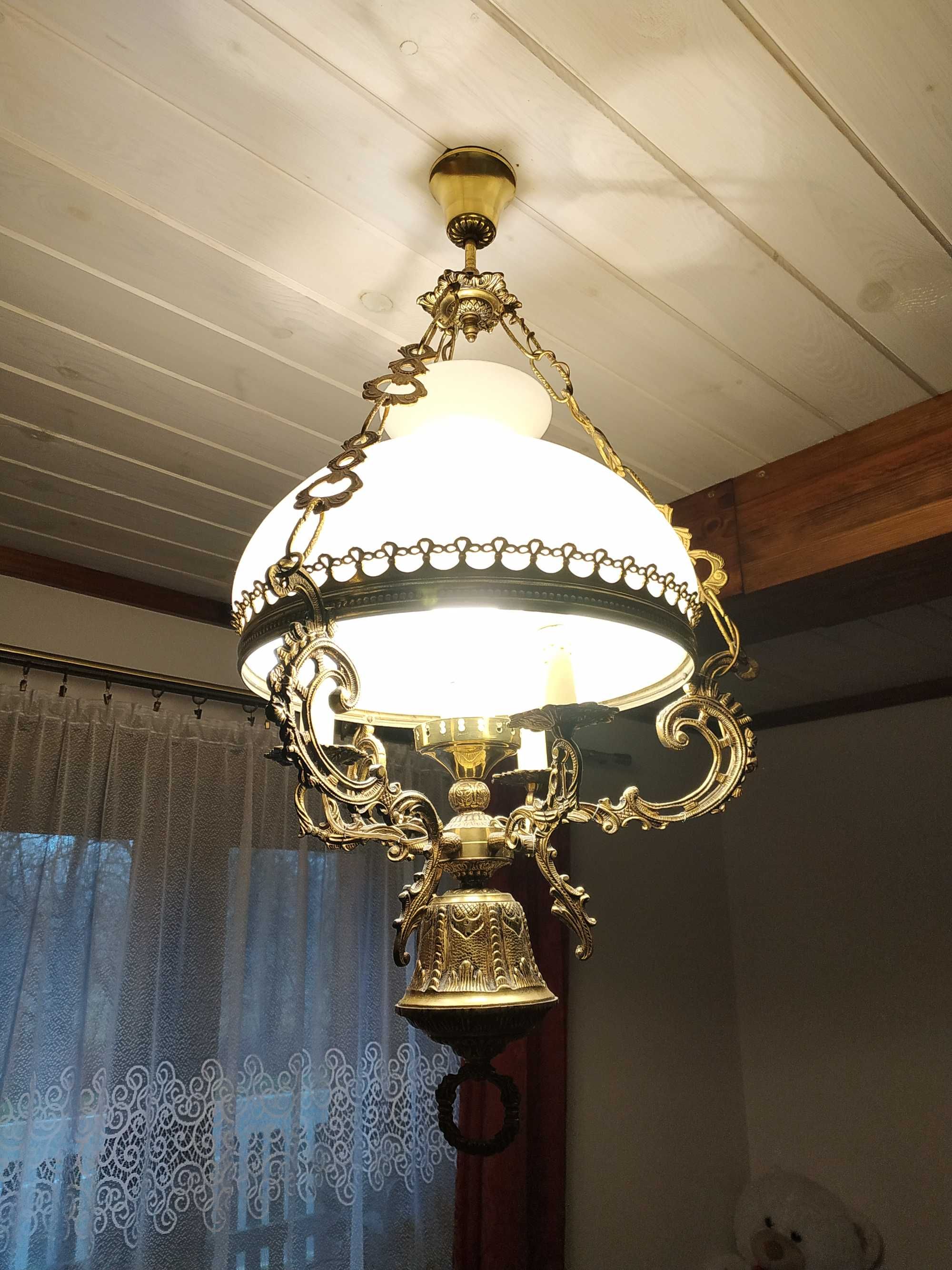 Stylowa lampa żyrandol retro