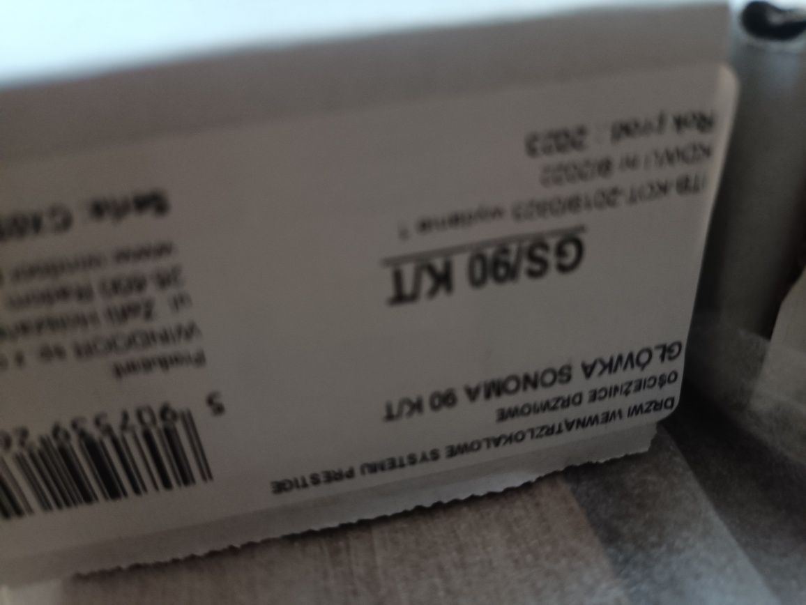 Ościeżnica do drzwi 90L dąb sonoma