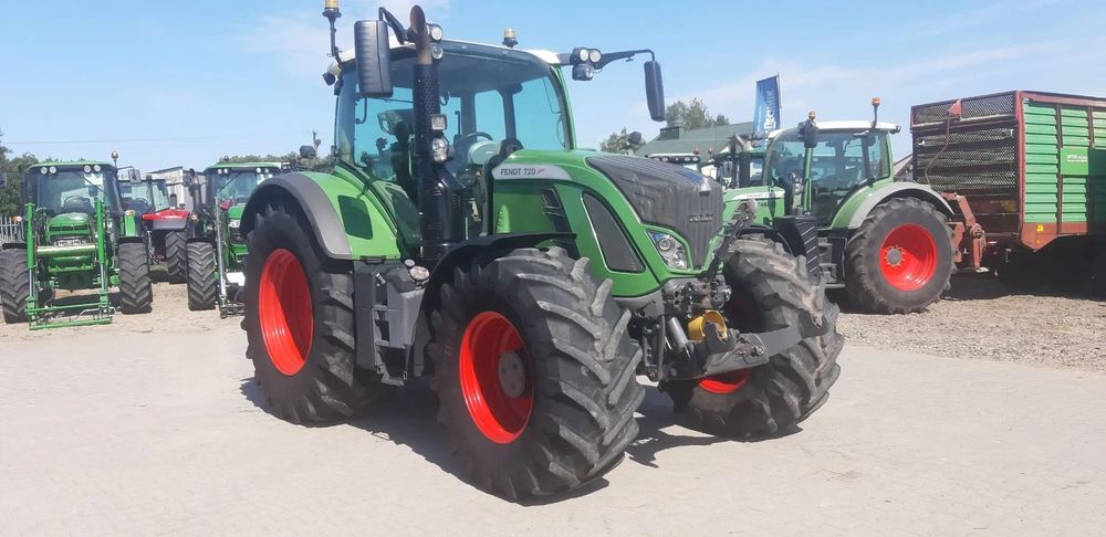 Fendt 720 Vario ProfiPlus  2017 rok Przedni TUZ i WOM , amortyzacja osi i kabiny, pneumatyka