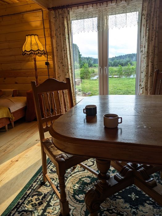 Domek na wakacje, weekend Mazury sauna staw las