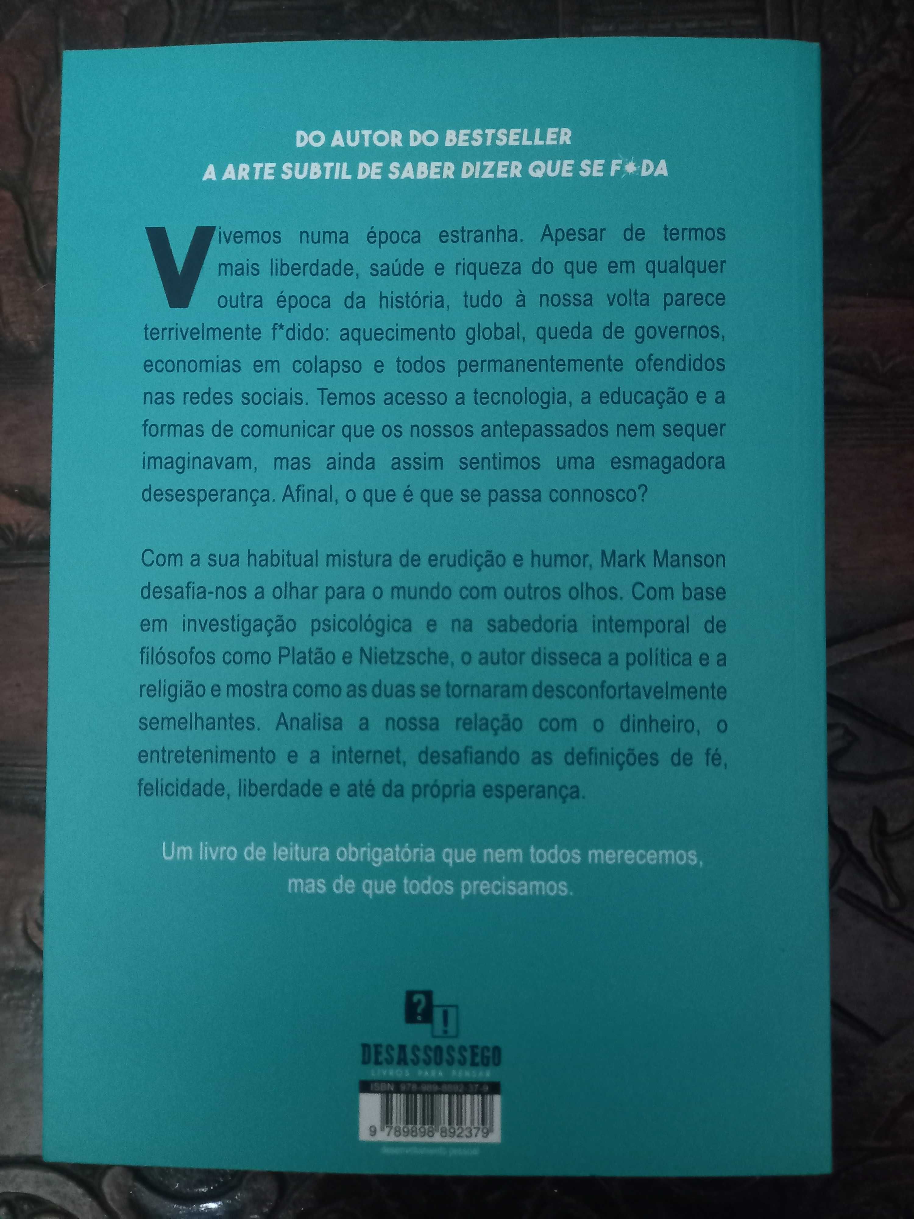 Esta tudo fodido Mark Manson 1a edicao 2019