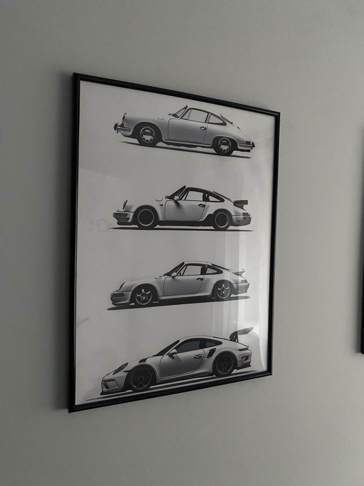 Plakat PORSCHE 911 gt3 turbo rama