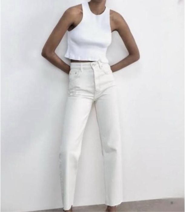 Білі джинси ZARA