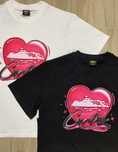 Corteiz Alcatraz Heart Tee (Black / White) (Koszulka)