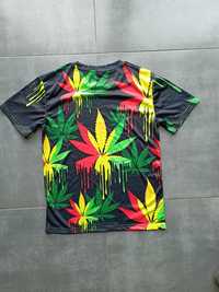 Koszulka weed ganja mary jane y2k tees aesthetic youth