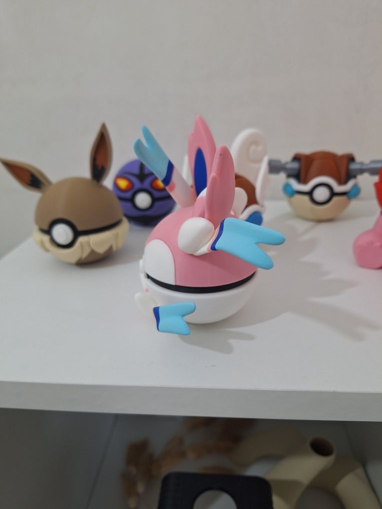 Sylveon pokeball pokemon 3d