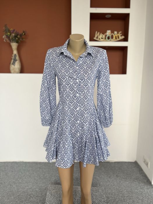 Літня легка бавовняна сукня міні плаття Zara XS - S - M