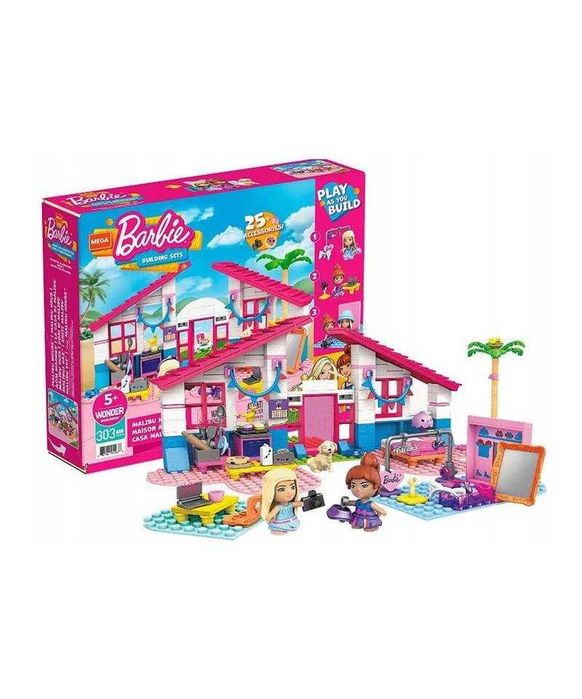 BARBIE - Mega Bloks KLOCKI - Dom w Malibu GWR34