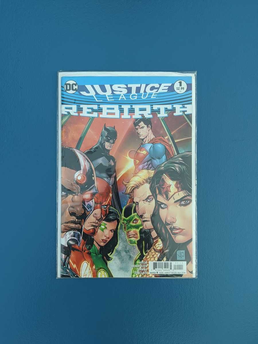 DC Universe Rebirth Justice League #1 09.2016 komiks liga