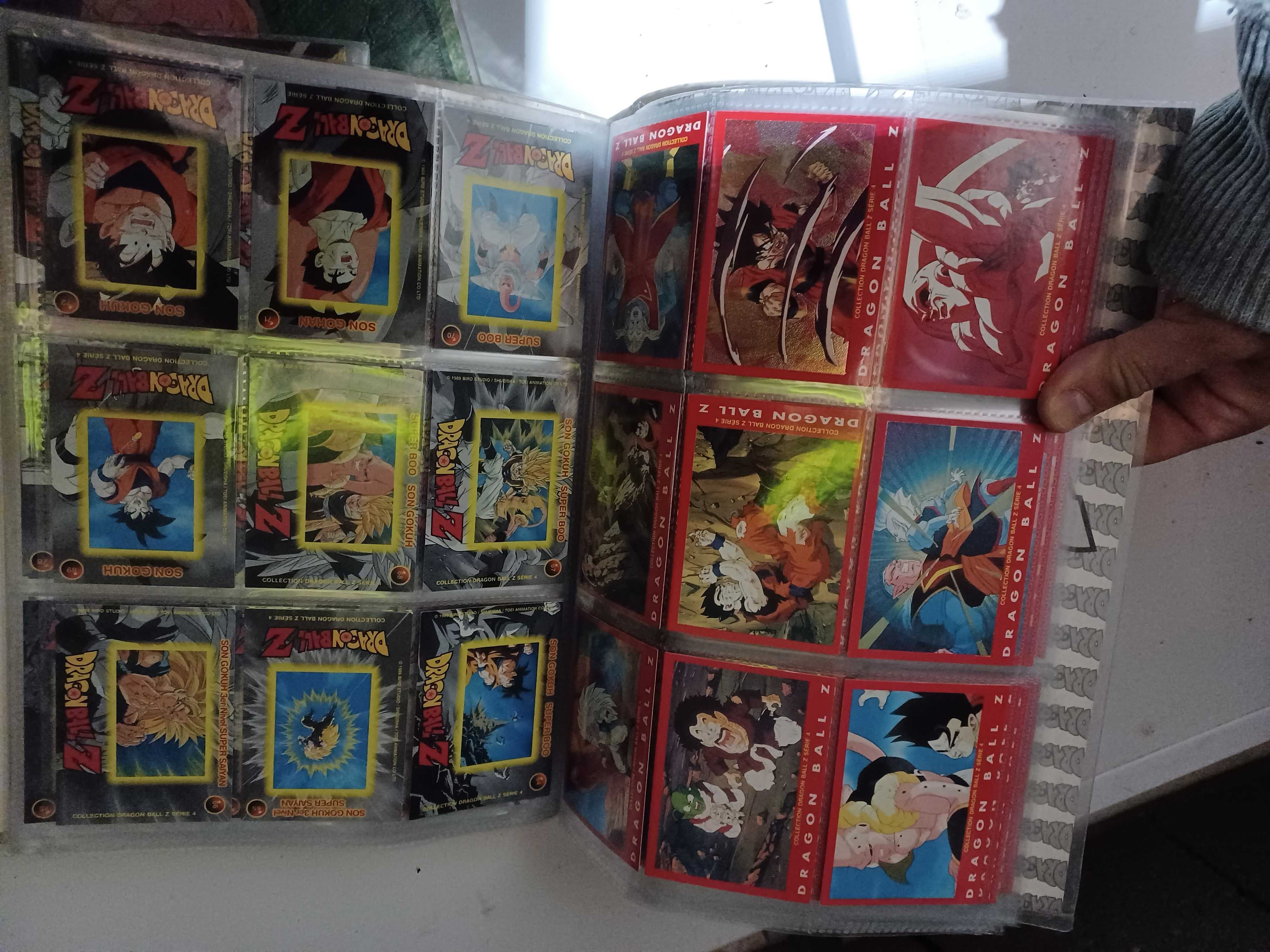 Coleção cartas dragon ball