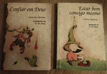 2 livros diferentes do habitual para  o seu bem estar. NOVOS