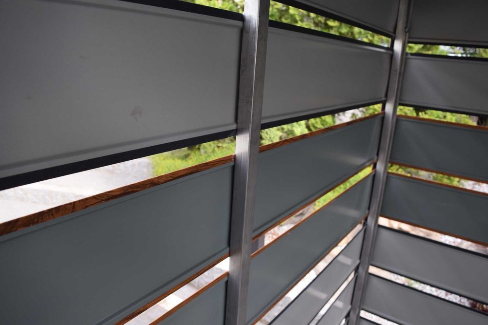 Wiata śmietnikowa panelowa 4x3 m Altana śmietnikowa - PRODUCENT