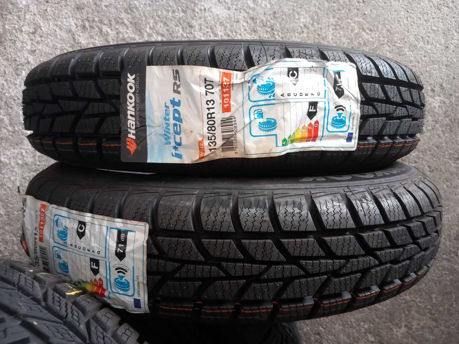 2 Pneus Novos 135/80R13 Hankook