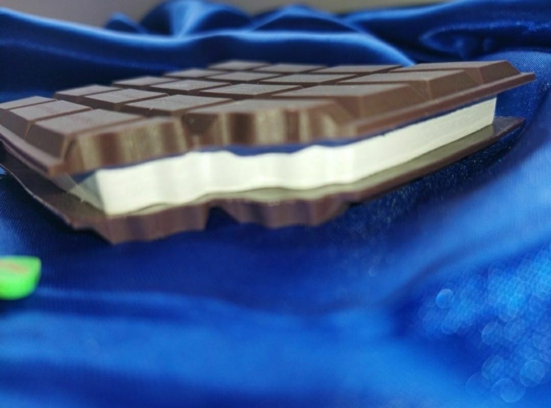 Оригинальный подарок Блокнот, записник, ароматизированный шоколад