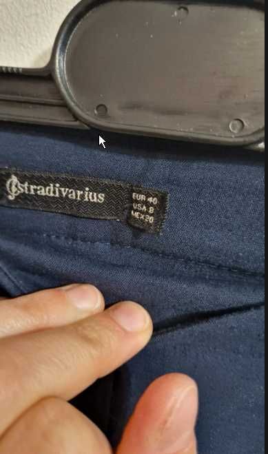 Eleganckie damskie spodnie w kant stradivarius