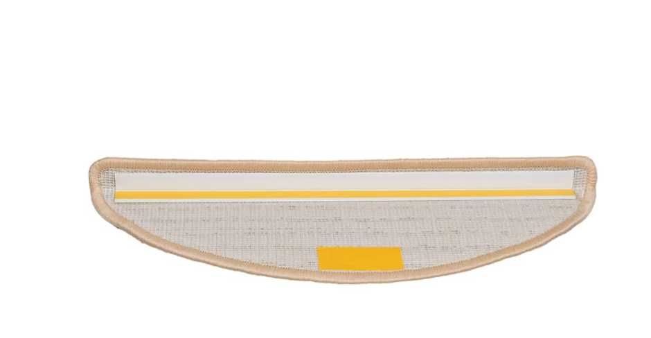 Nakładki na schody, 15 szt., kremowe, 56 x 17 x 3 cm