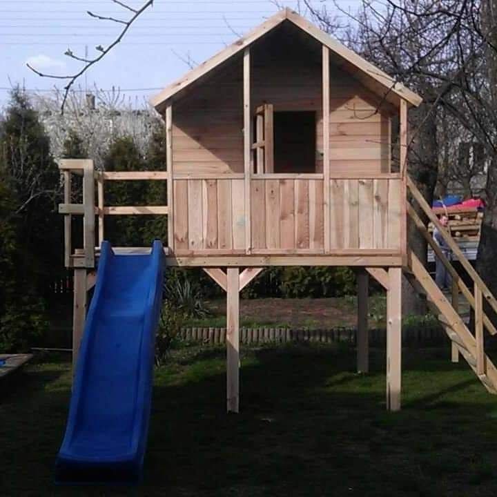 Drewniany domek dla dzieci  MICHAŚ