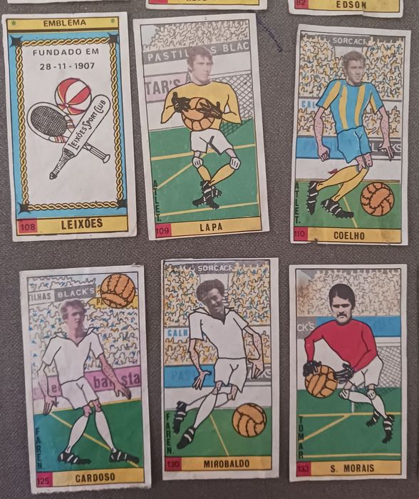 Lote 41 cromos Caramelos Ball Stars 1975-76