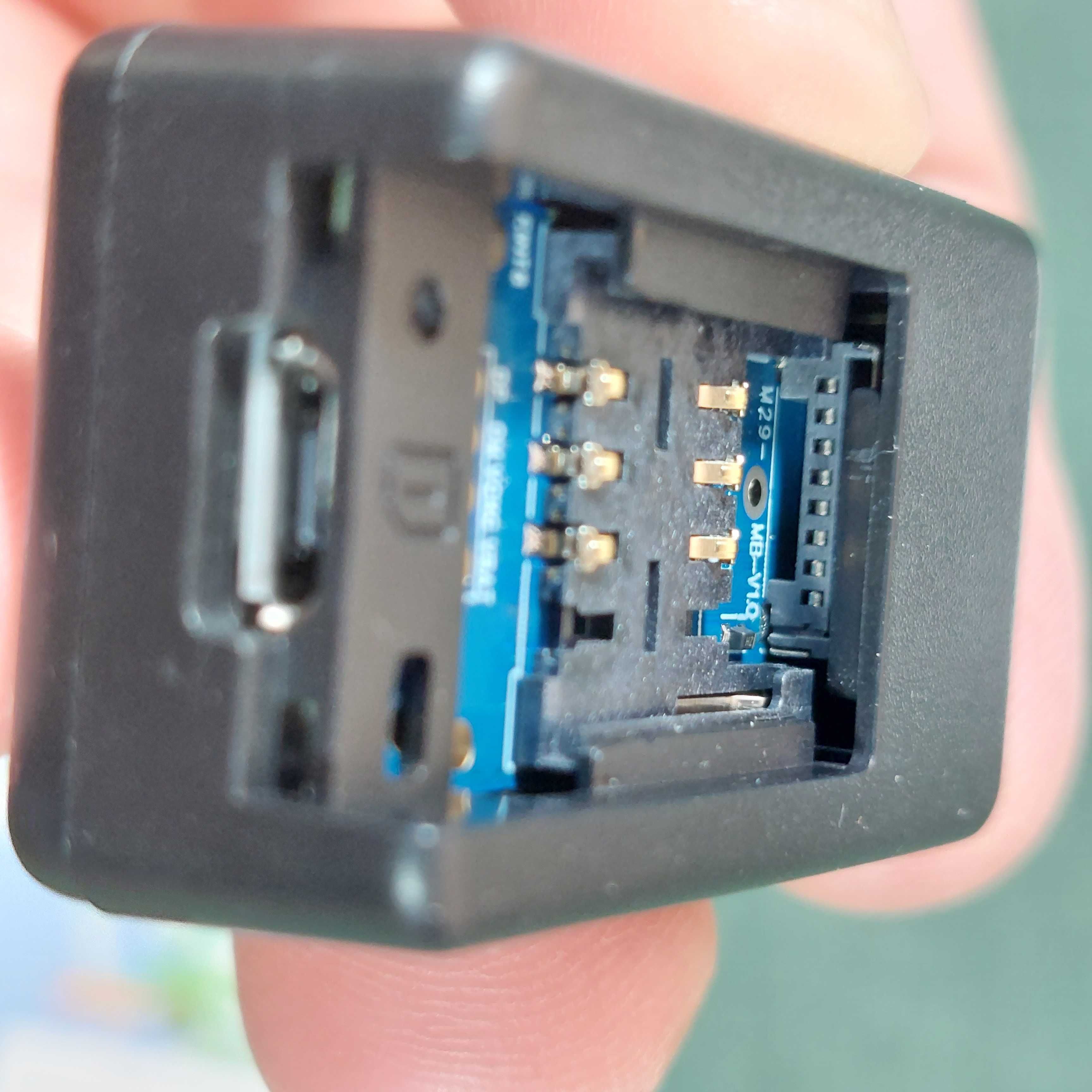 GPS - GSM аудио прослушка 2 микрофон, GPS трекер - жучок, аудионяня