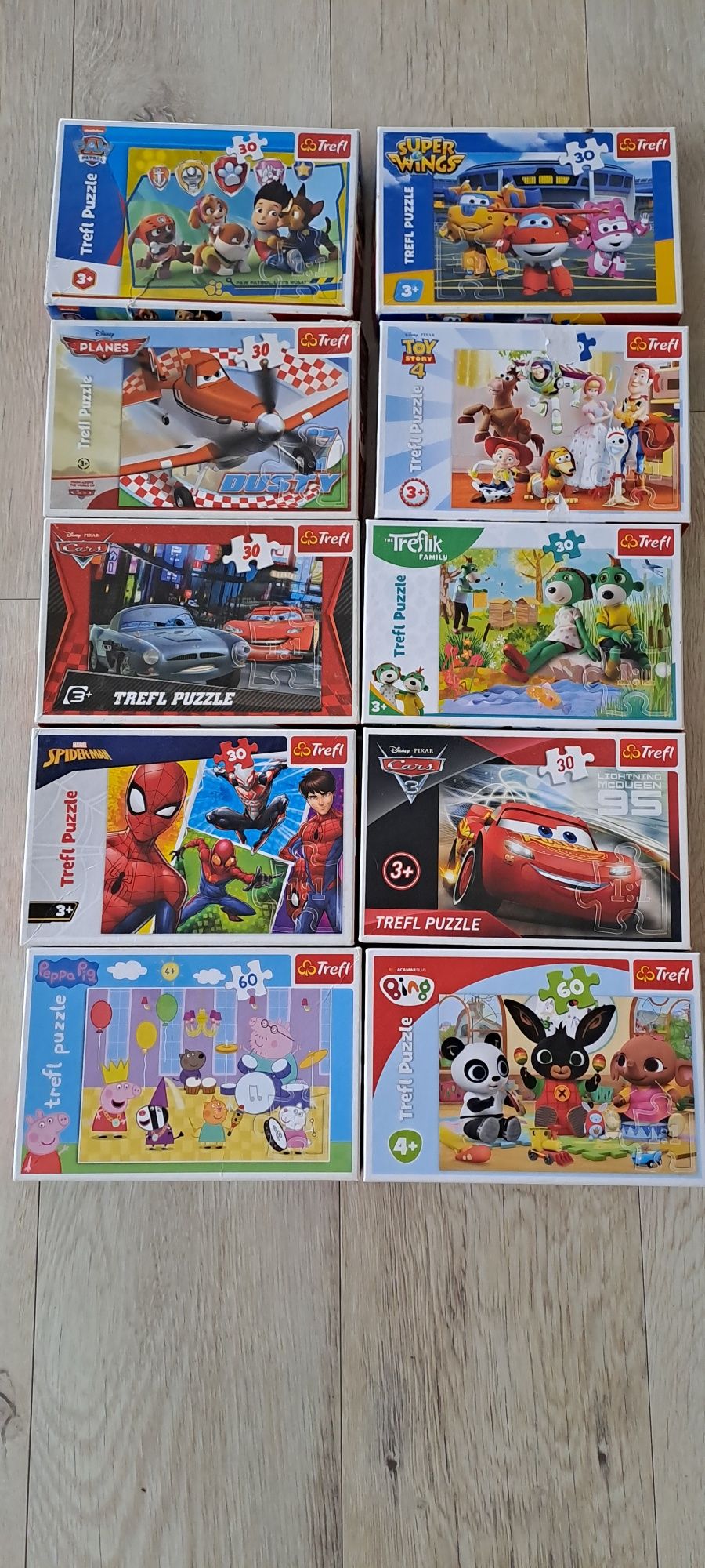 Puzzle dla dzieci, 30 i 60 elementów