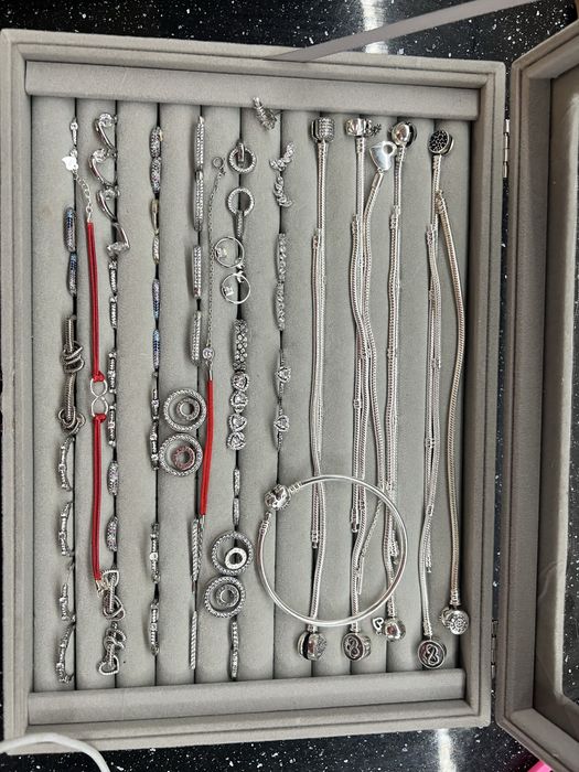 УВАГА !РОЗПРОДАЖ !!Браслет посріблені пандора ,закриття магазину