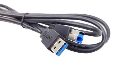 Kabel przewód do drukarki USB 3.0 A-B męski-męski czarny 1,8m