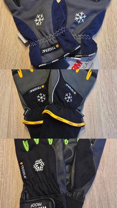 Rekawice/ rekawiczki zimowe woodoodoporne i ocieplane