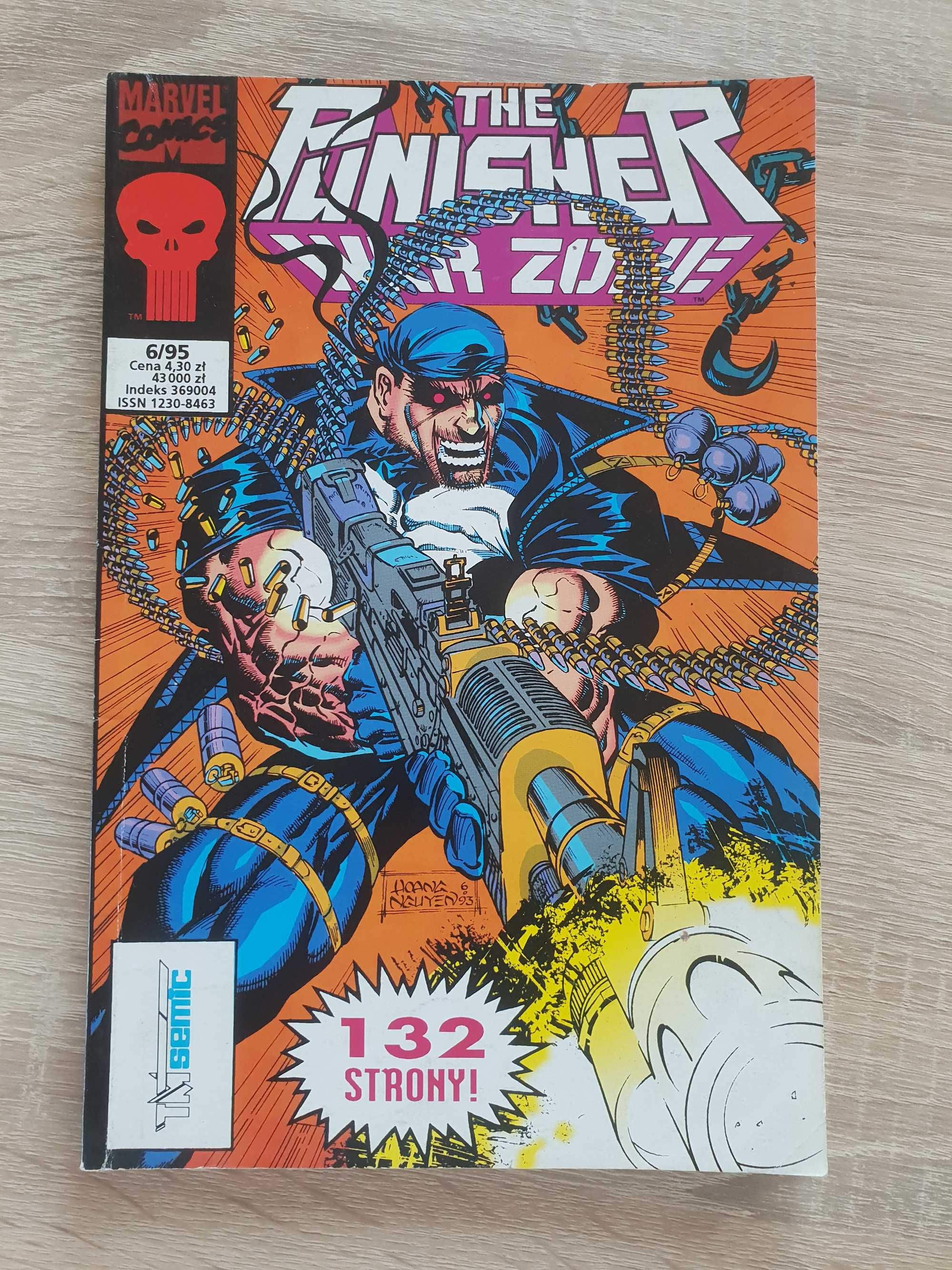 The Punisher 6/95, 3/97. Tm Semic
