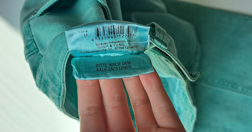 Jeansowe spodnie damskie Anne L. Denim rozm. 36